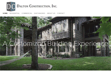 Tablet Screenshot of daltonconstructionnc.com